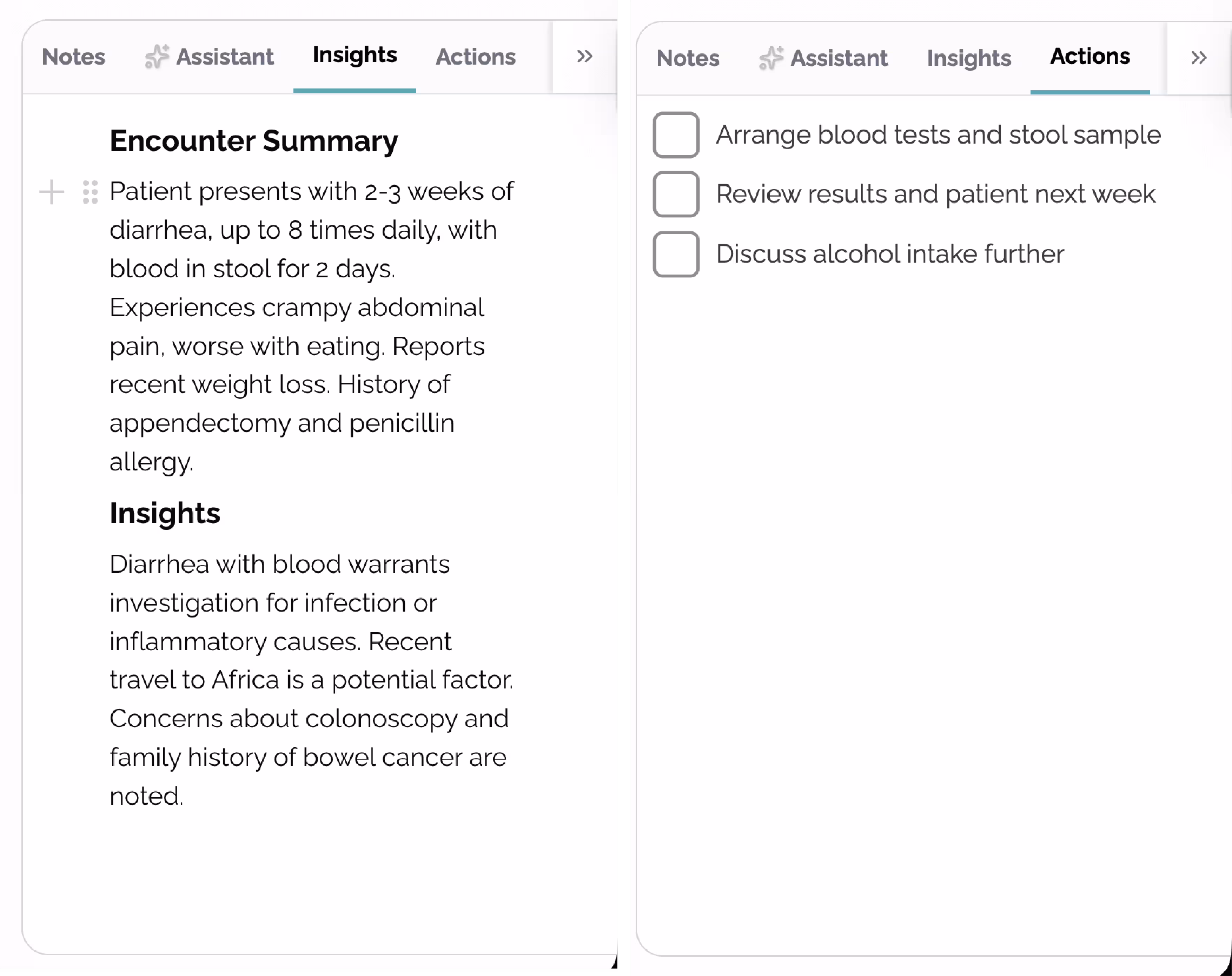 Summaries & Action Points